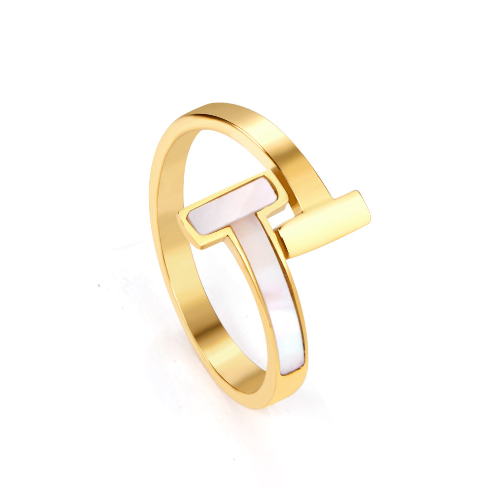 18K Gold Plated Premium Stainless Steel Finger Ring