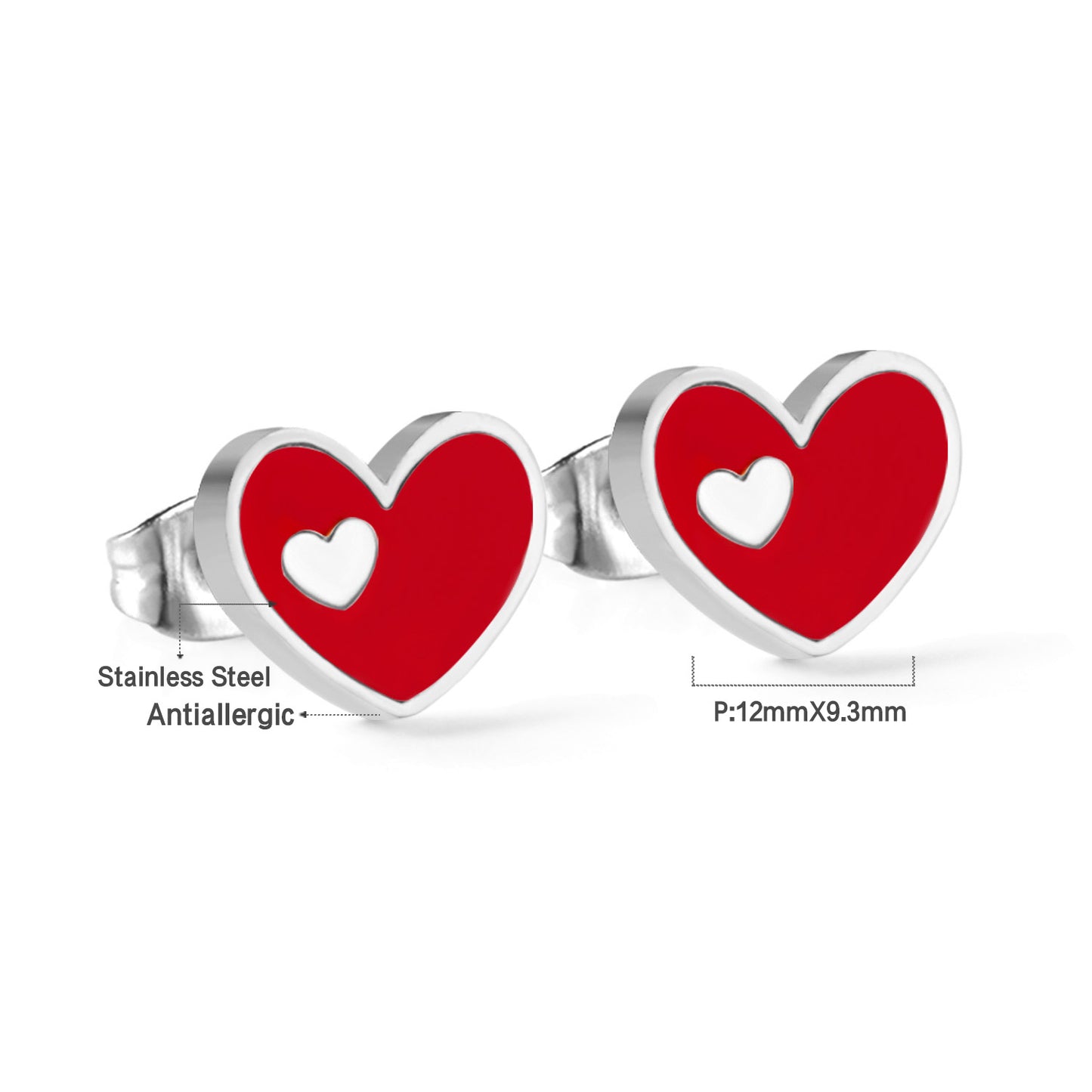 Heart Stud