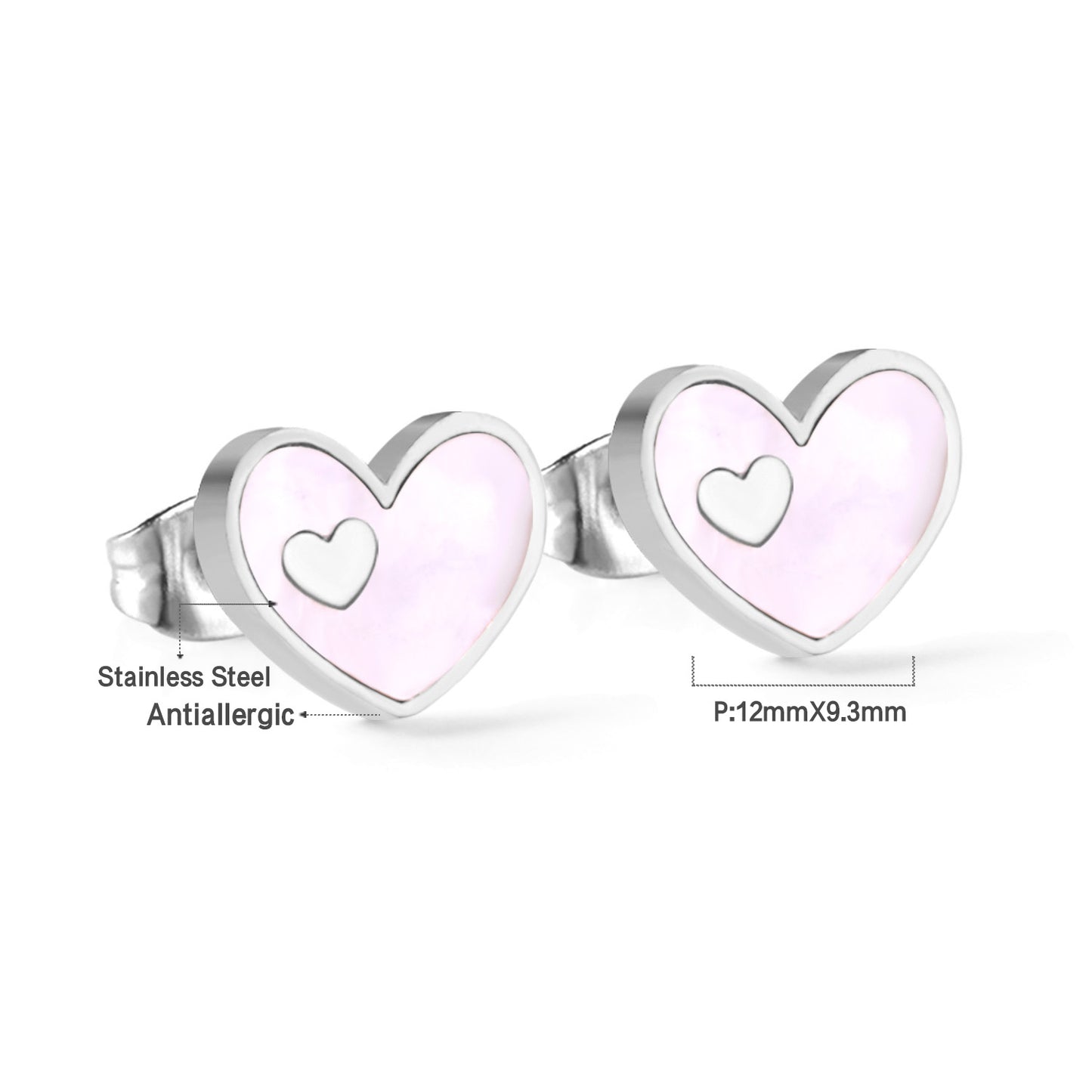 Heart Stud