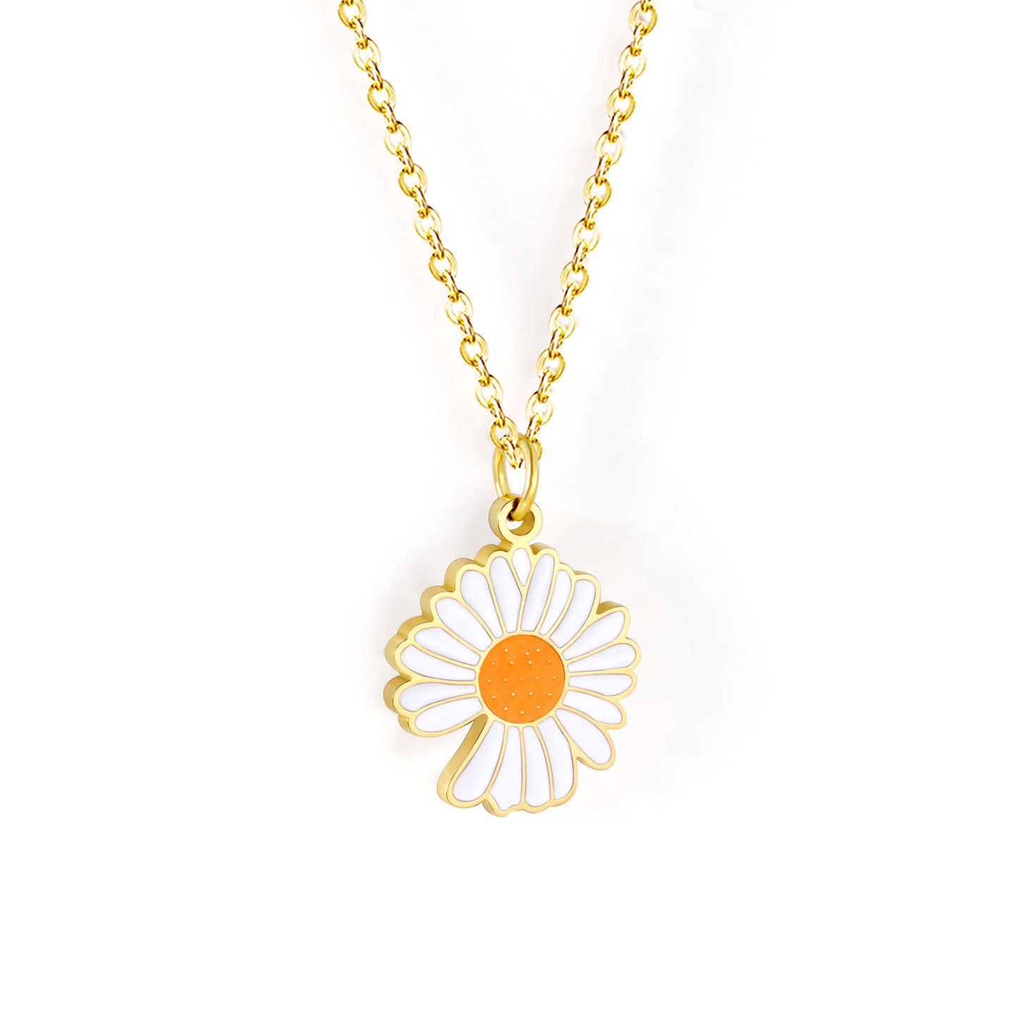 White Flora Pendant