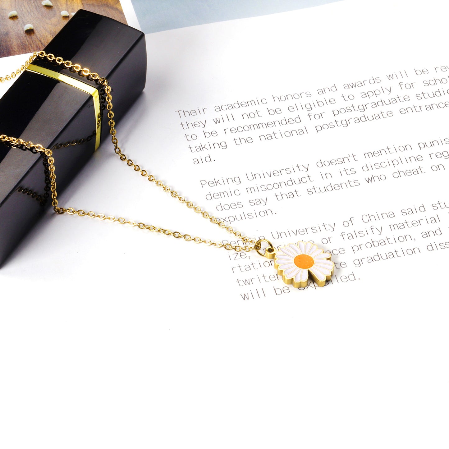 White Flora Pendant
