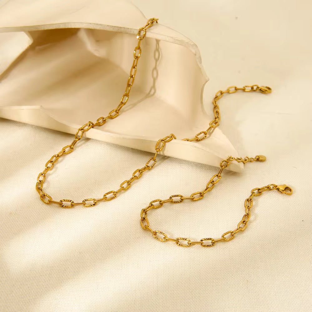 Ocean Whimsy Charm Set of 9 With Bracelet & Necklace