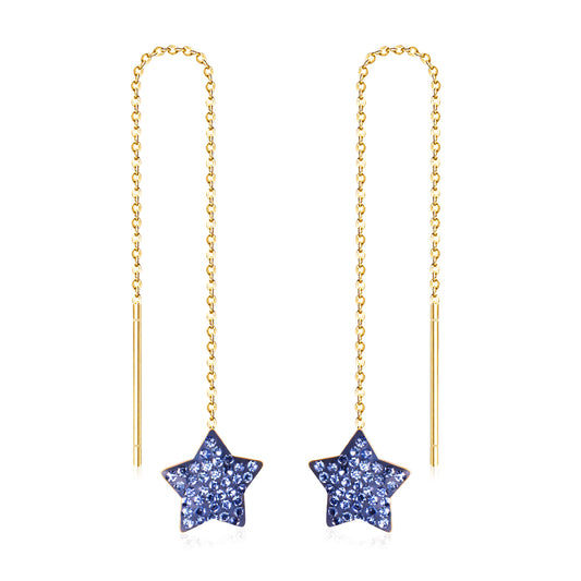 Star Hoop Earring