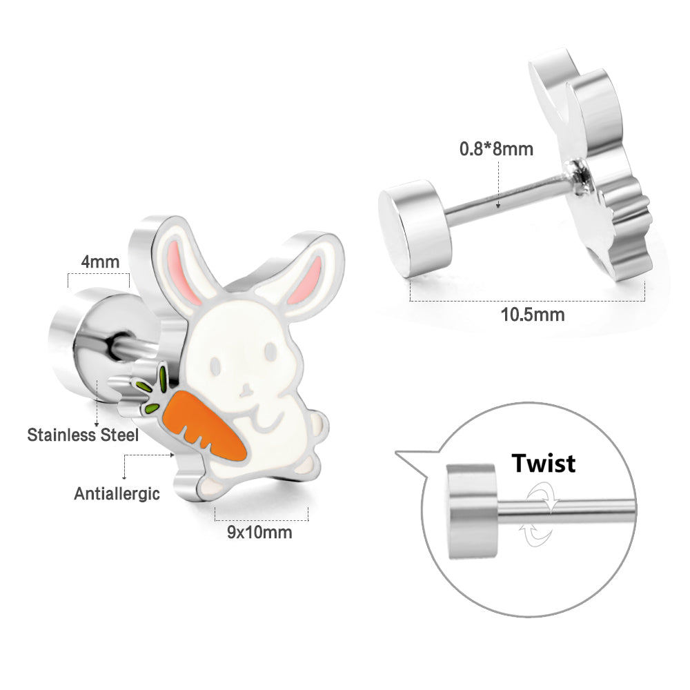 Miniature Rabbit Earring