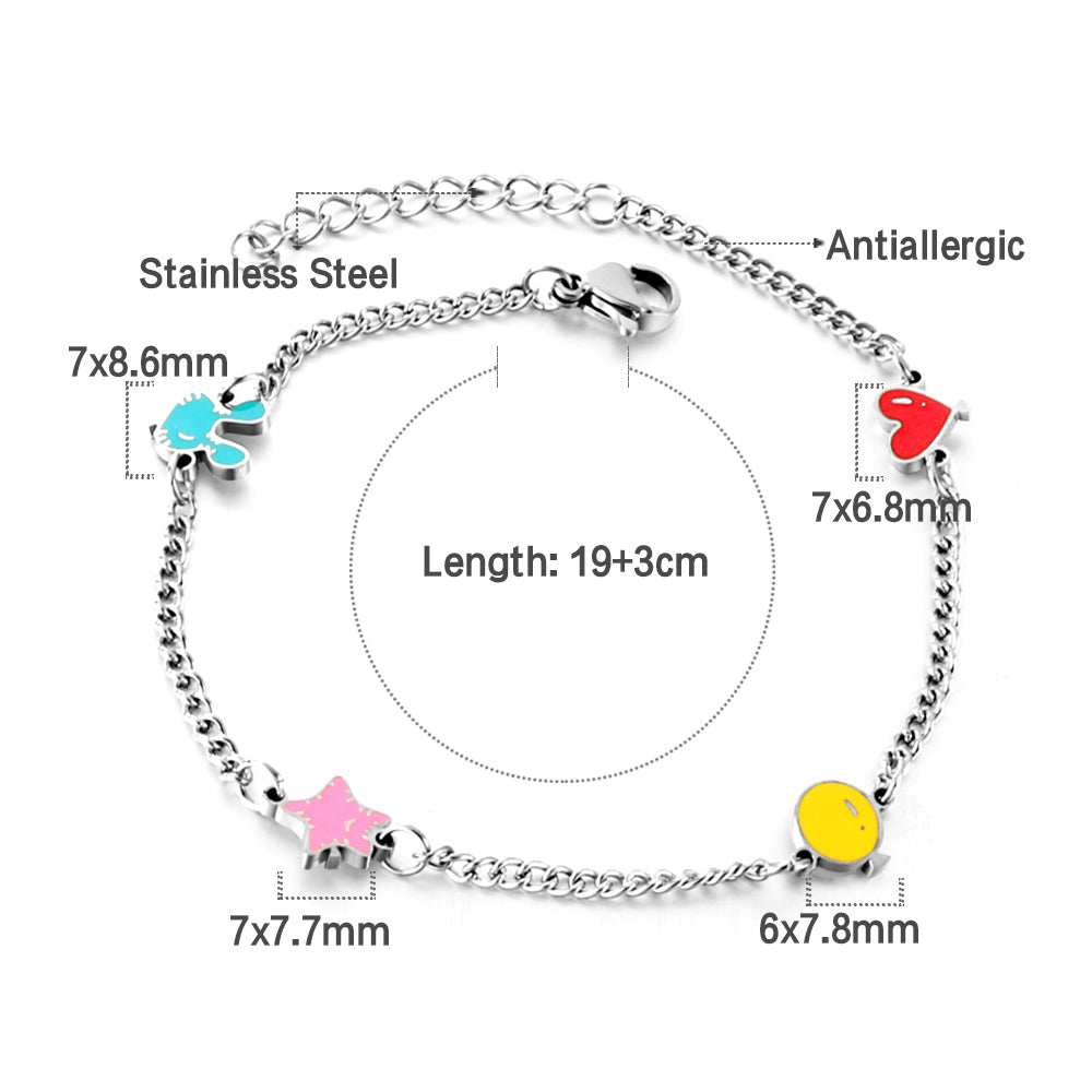 Multi Pendants Bracelet