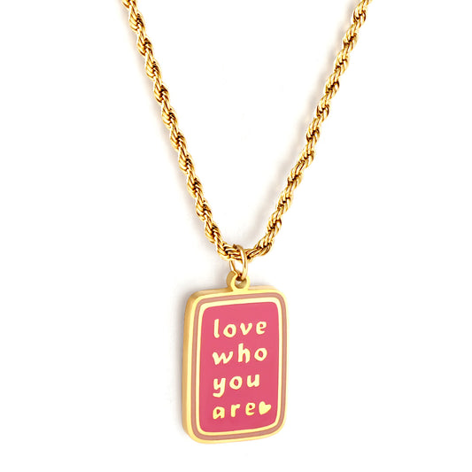 Love who you are Pendant