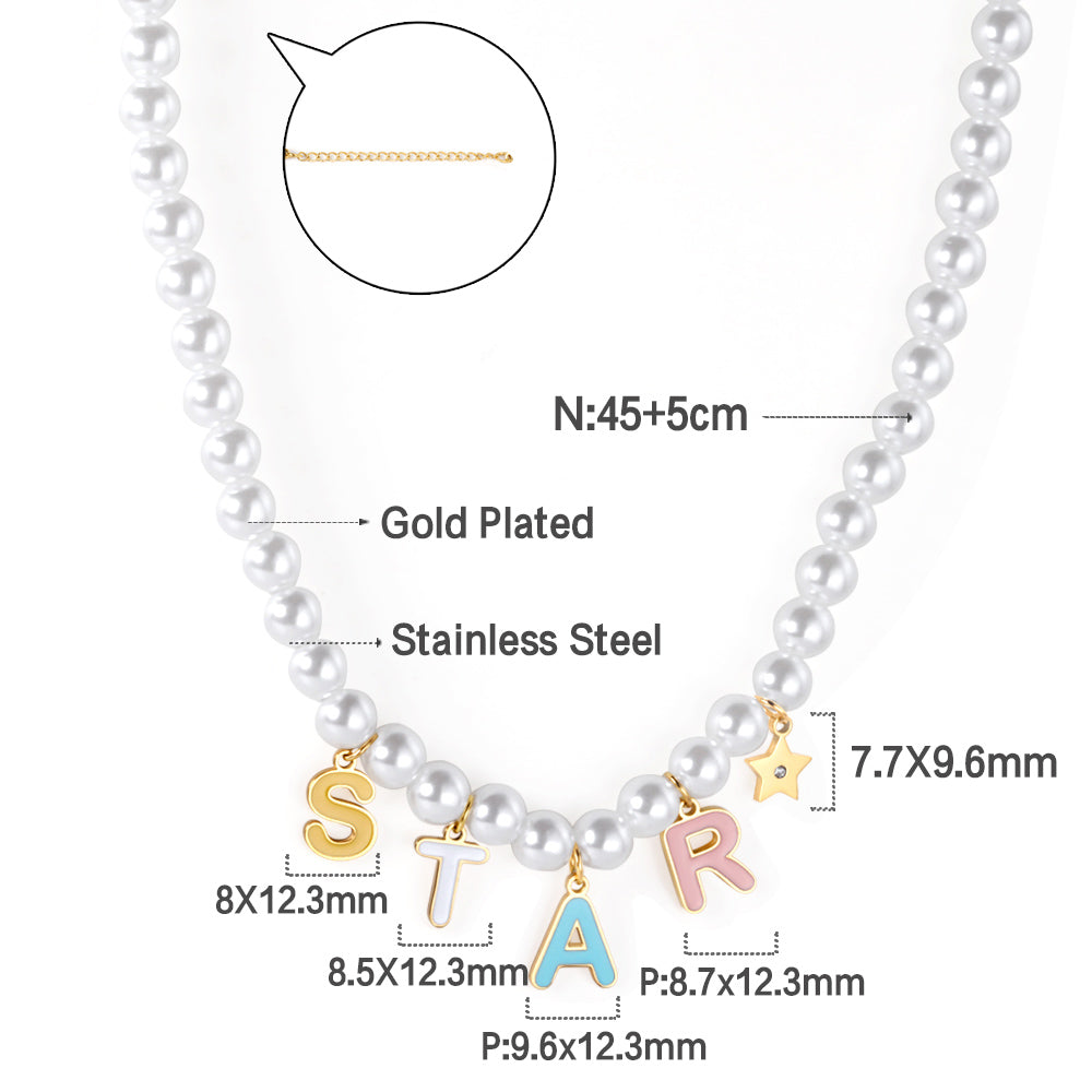 STARS Pearl Necklace