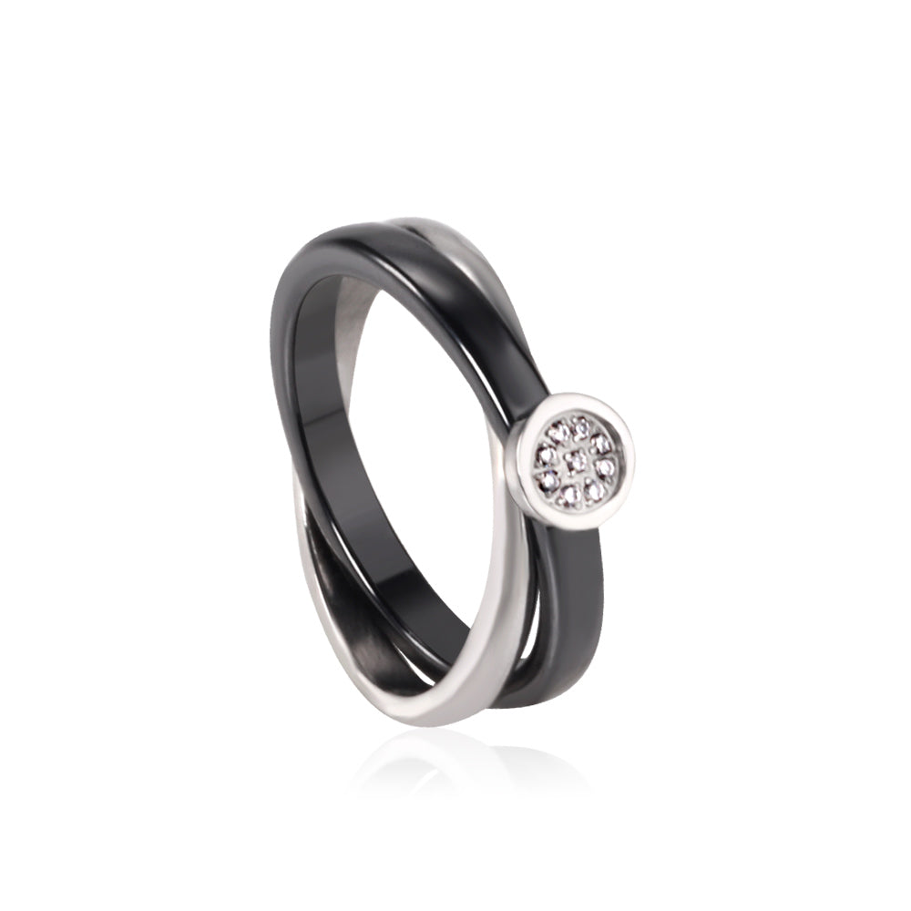 White Gold Plated Premium Finger Ring