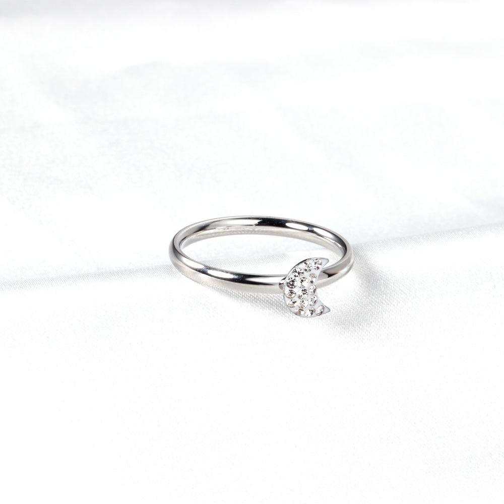 White Gold Plated Premium Finger Ring