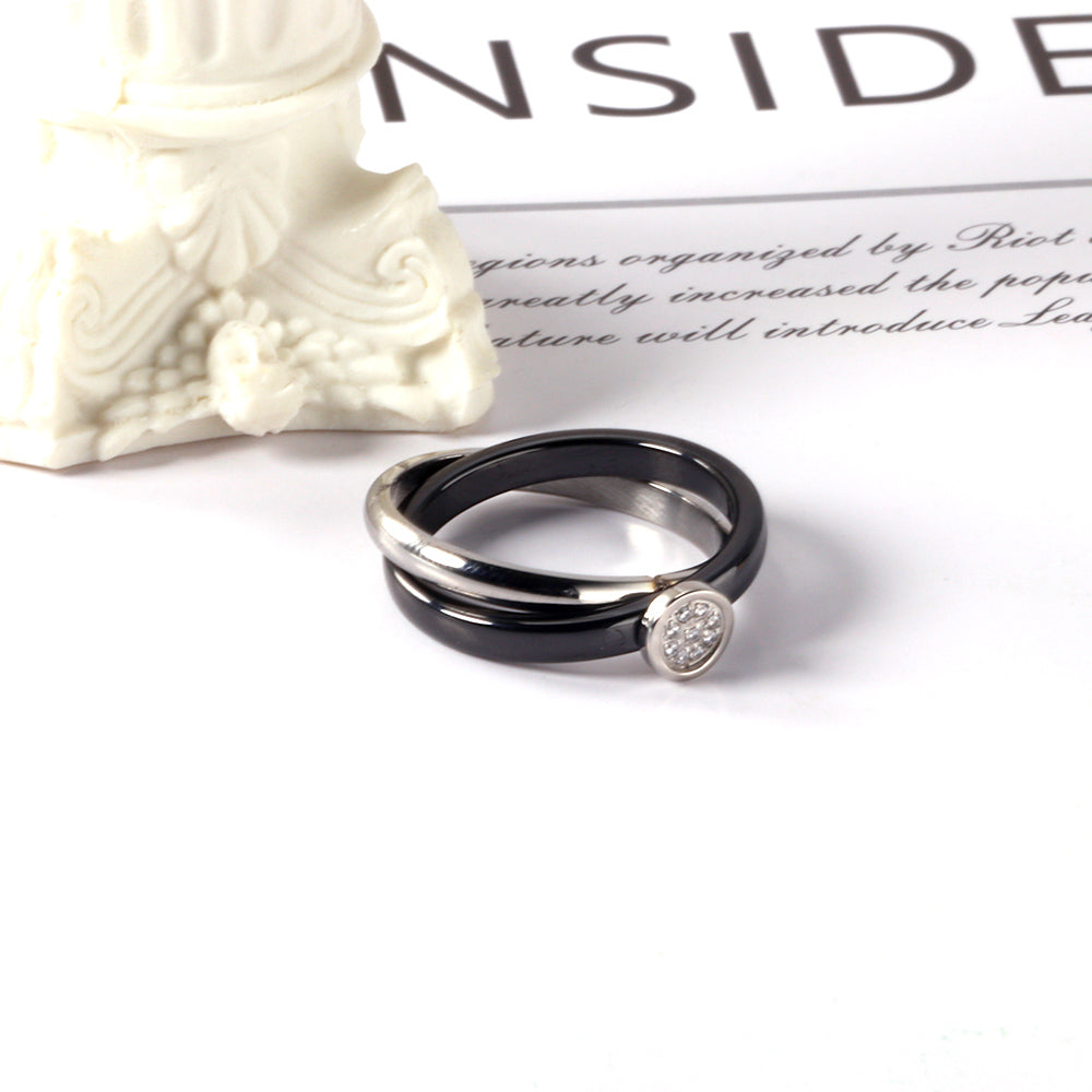 White Gold Plated Premium Finger Ring