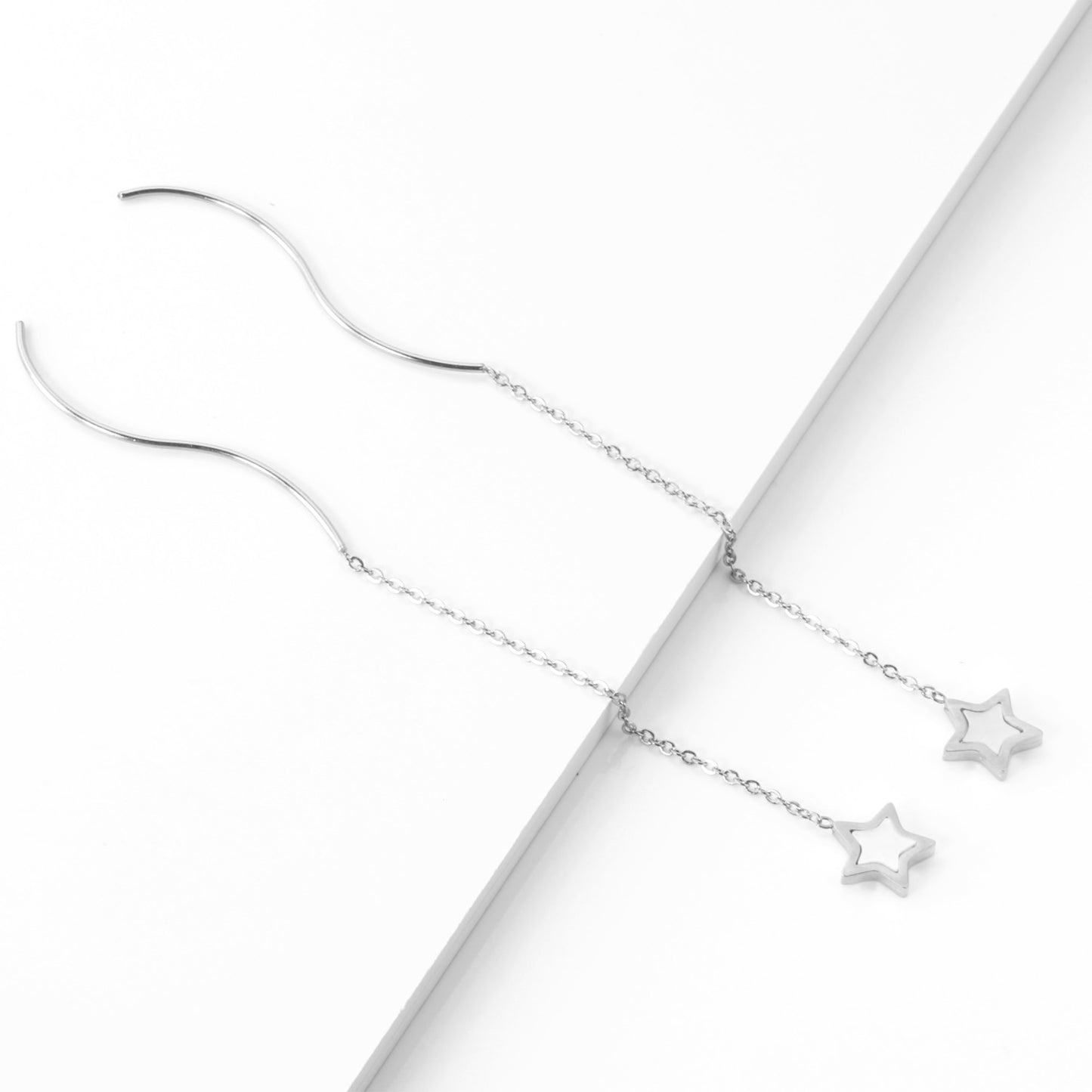 Star Hoop Earring