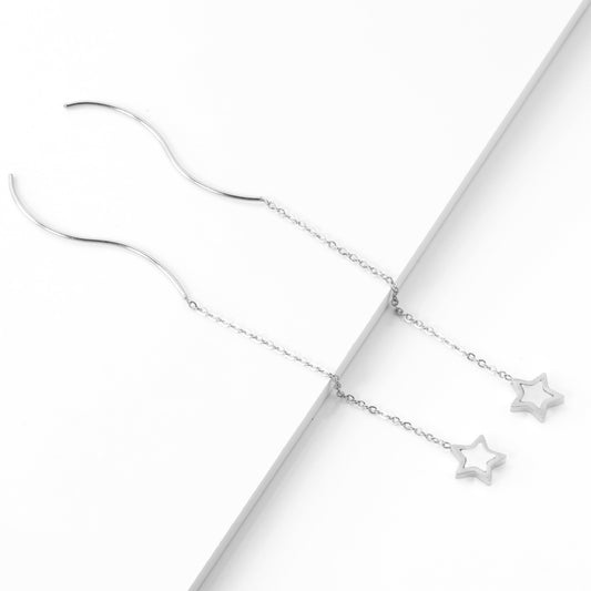 Star Hoop Earring