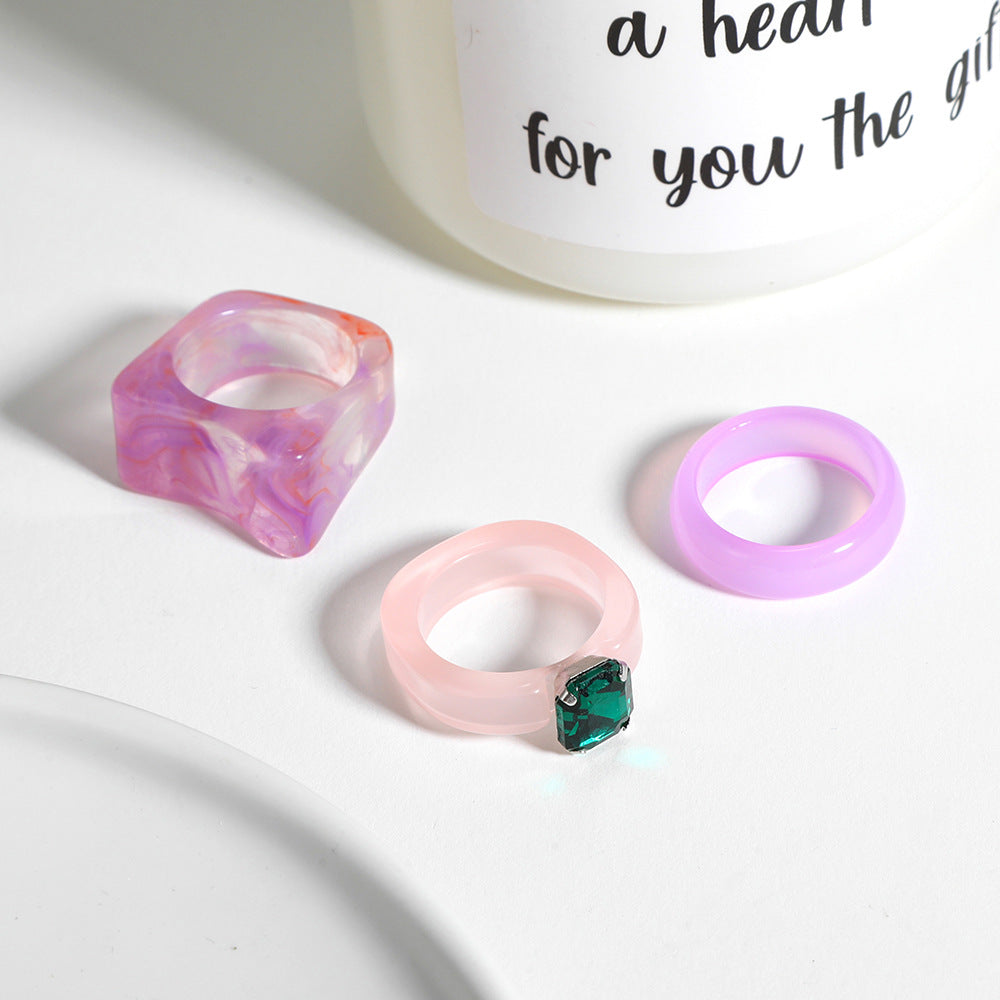 Acrylic Ring Set