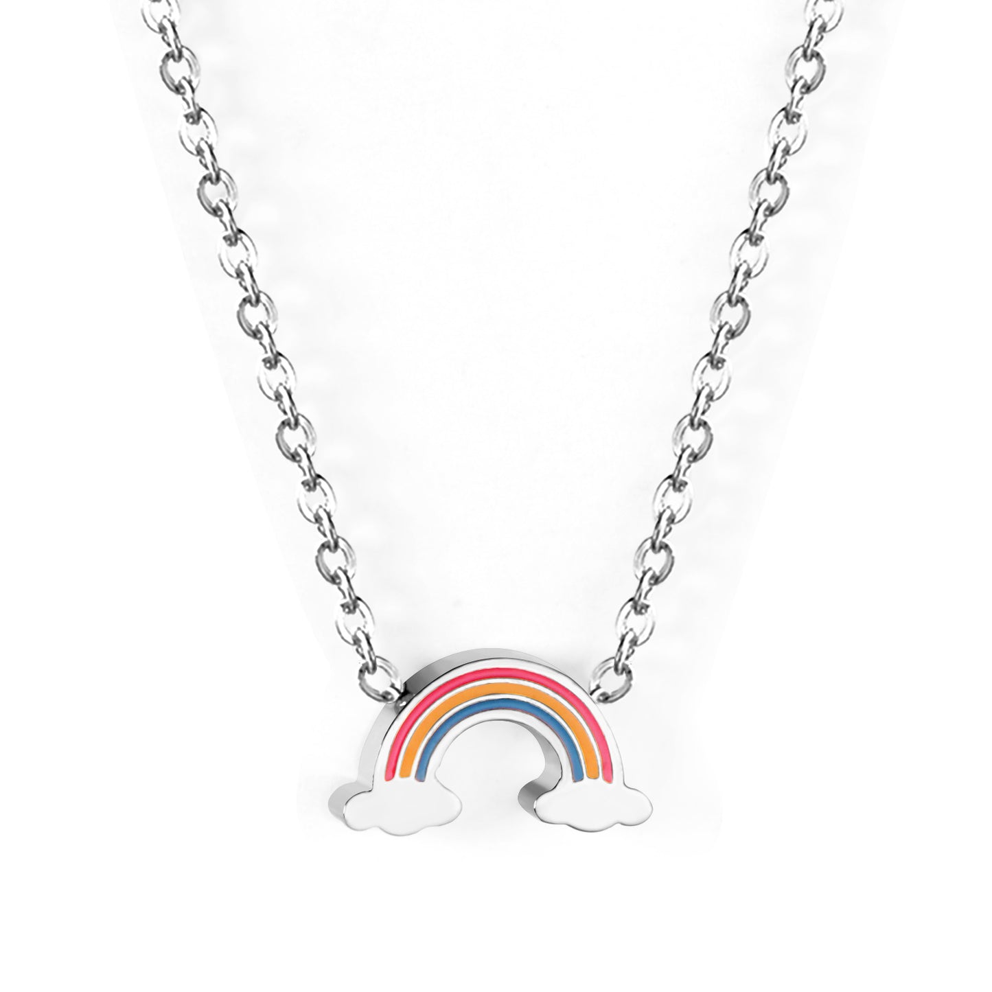 Rainbow Pendant Necklace