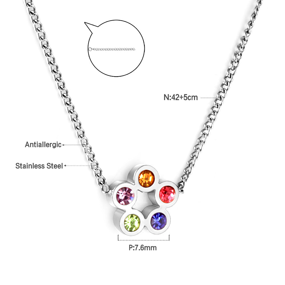 Multicolor Pendant Necklace