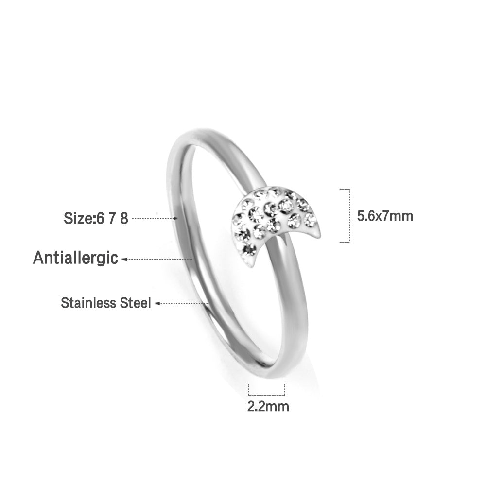 White Gold Plated Premium Finger Ring