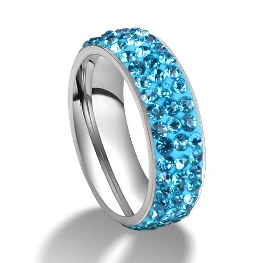 Blue Stones Studded Ring