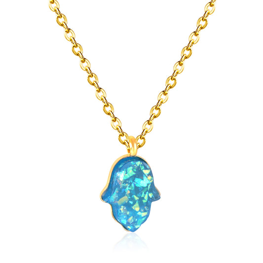 Blue Pendant Necklace