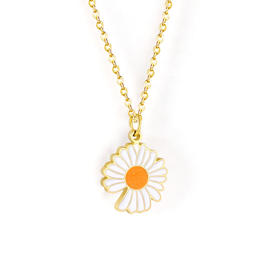 White Flora Pendant