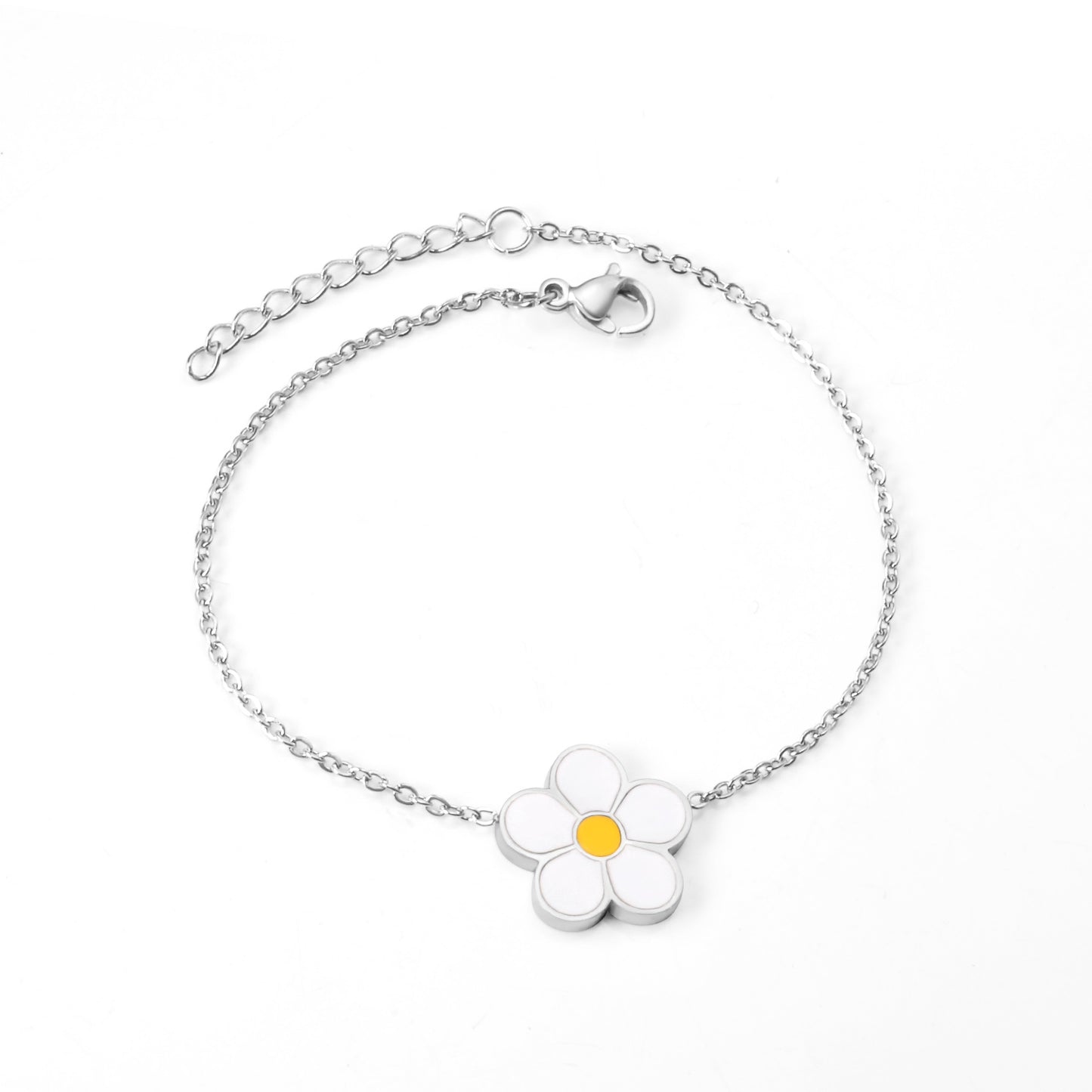 White Flora Bracelet