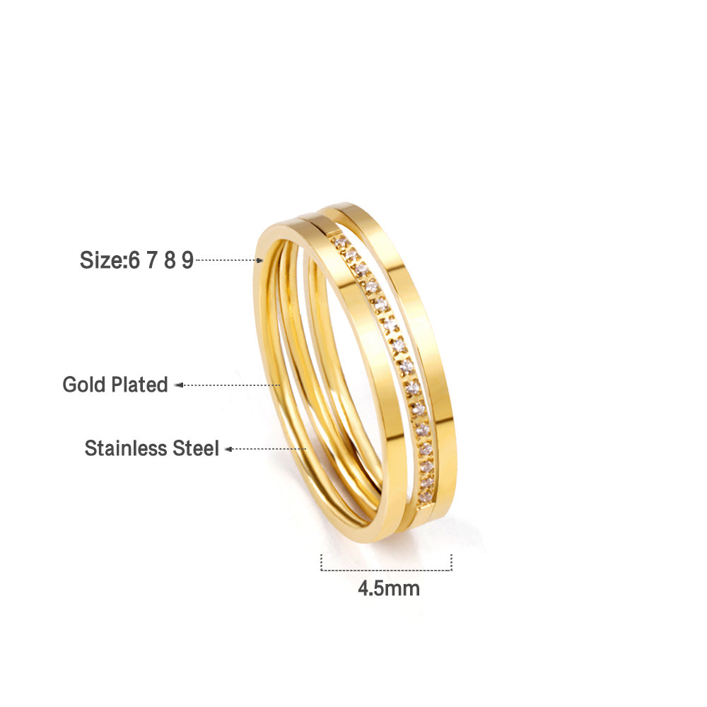 Gold Plated Premium Finger Ring